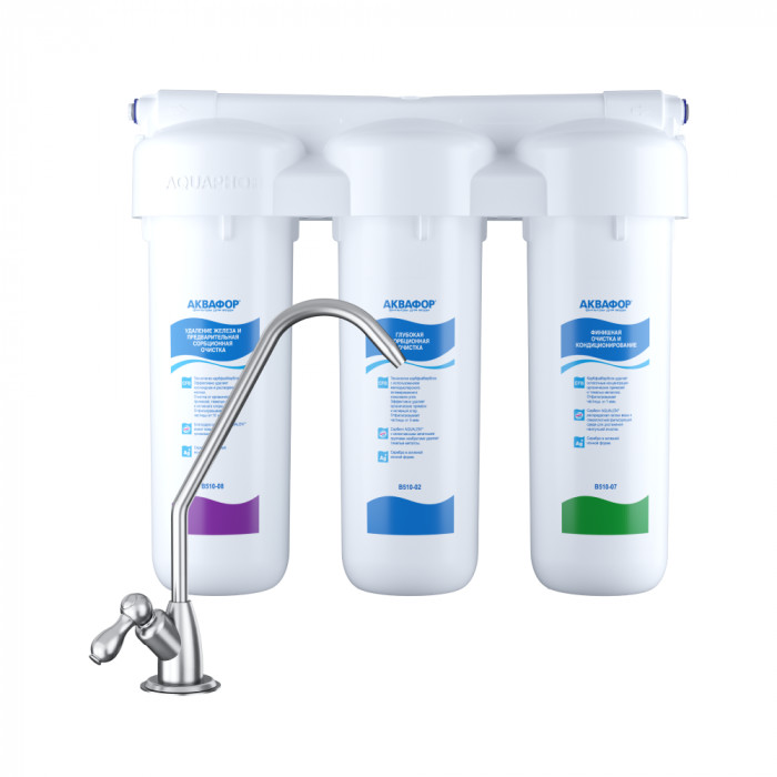 Водоочиститель Аквафор модель Трио Fe 5890₽