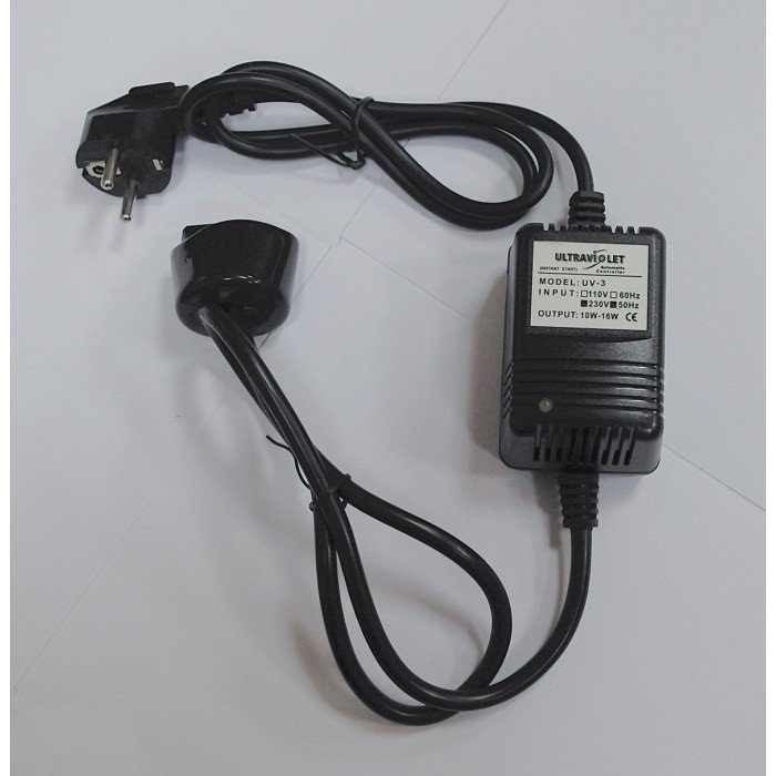 Электронный балласт UV-3 (10-16Вт до 100 -240В) для F3, HE-180, GWT-15, HR-60 Аквафор